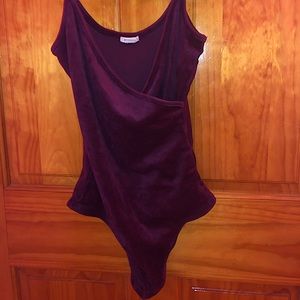 Purple bodysuit